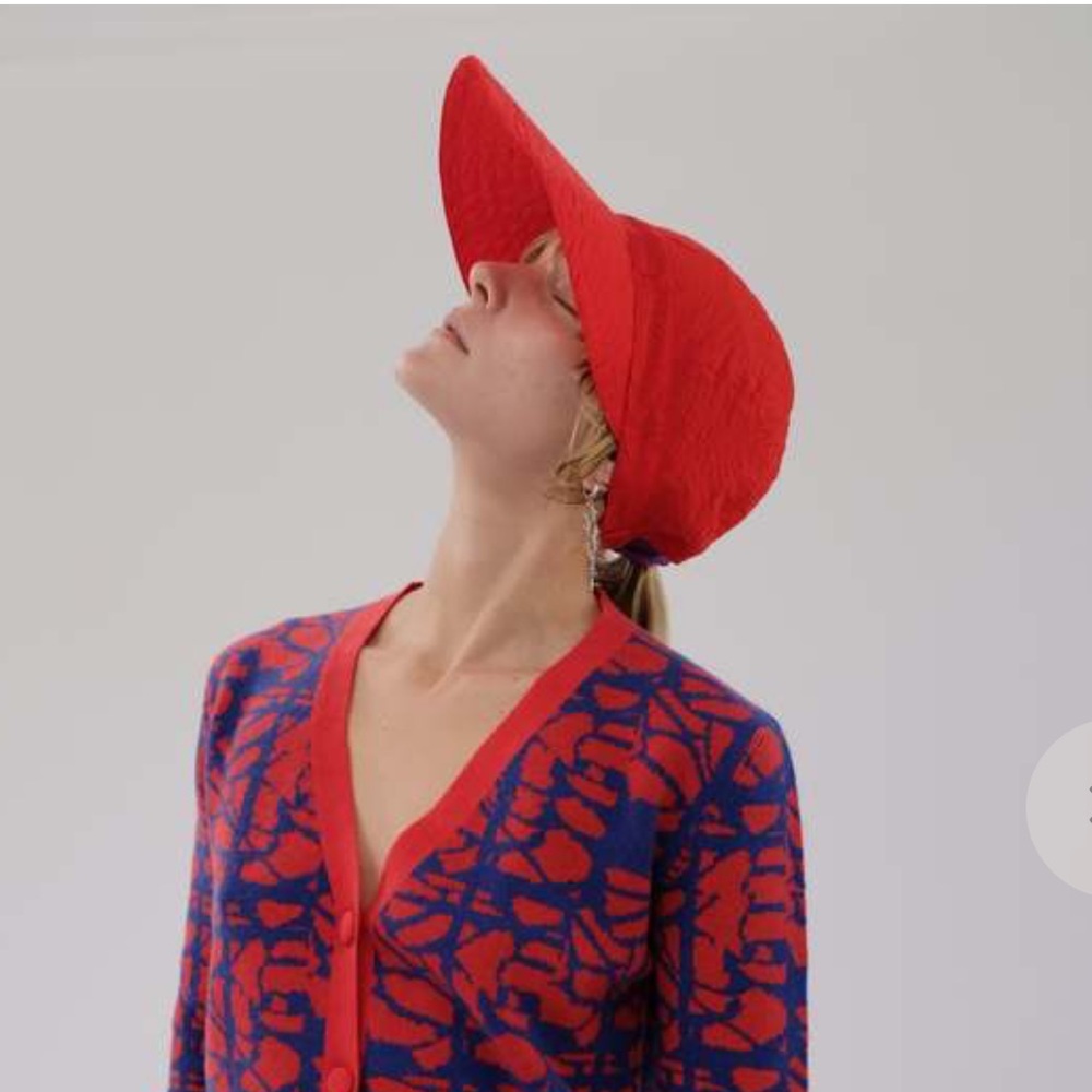 Red Women's Sun Hat